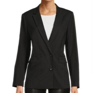 RAILS Jac Blazer in Charcoal Pinstripe Women's Size XL NWT